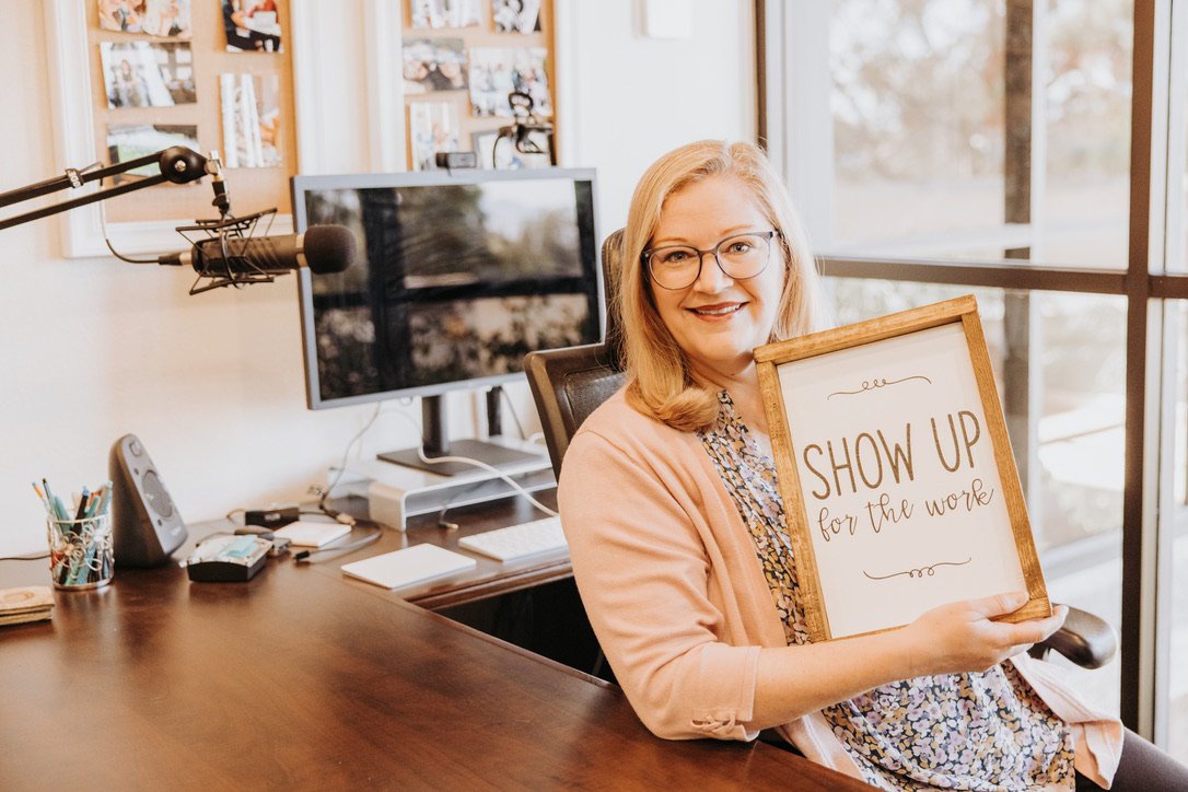 Dr. Bonni Stachowiak in her office